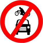 all motor vehicles prohibited sign- Driving licence in Gujarat, India